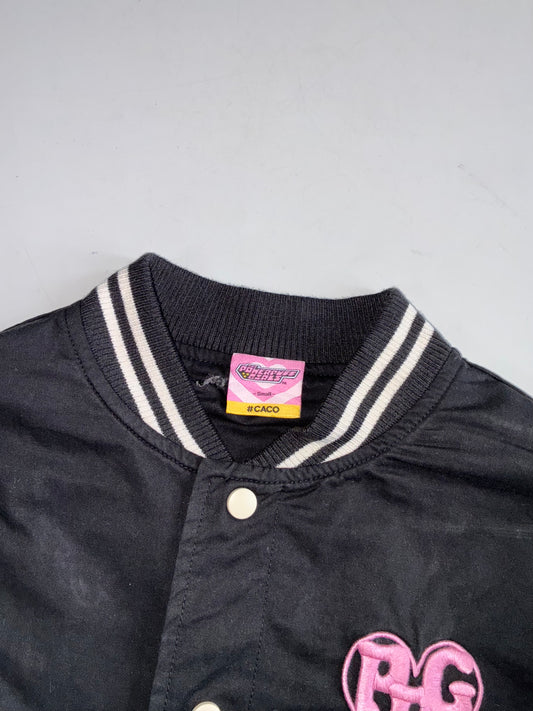 The Powerpuff Girls x CACO Black Cream Varsity Jacket (S)