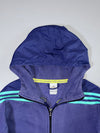 Adidas Purple Fleece-Lined Track Jacket (M)