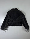 Lariat Leathers Fringe Pure Suede Leather Jacket (L)