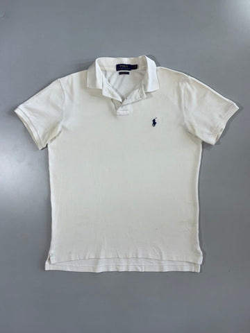 Polo Ralph Lauren | Custom Slim Fit Piqué Polo | White (M/L)