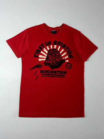 Smog Graphic Tee – Red (S)