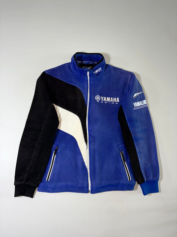 Yamaha Racing Paddock Gear Blue Black Technical Fleece Jacket (L)