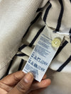 Tommy Hilfiger | White Navy Breton Stripe Henley | (M)