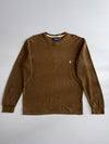 Polo Ralph Lauren Waffle Knit Thermal Long Sleeve Brown (L)