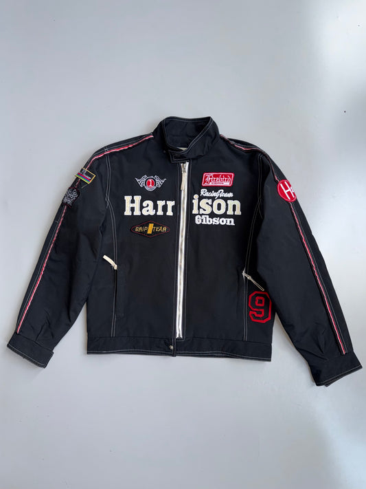Vintage Racing Team Jacket – Harrison Gibson Motorsport Patch (S)