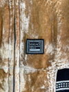 Vintage Versace Jeans Couture Velvet Bomber Jacket Gold Black Medusa Embroidery 90s (XL)