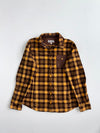 Lafuma Yellow & Brown Plaid Fleece Shirt Jacket Women’s (M)