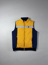 Black & White Collection Scottie Dog Colorblock Puffer Vest (L)