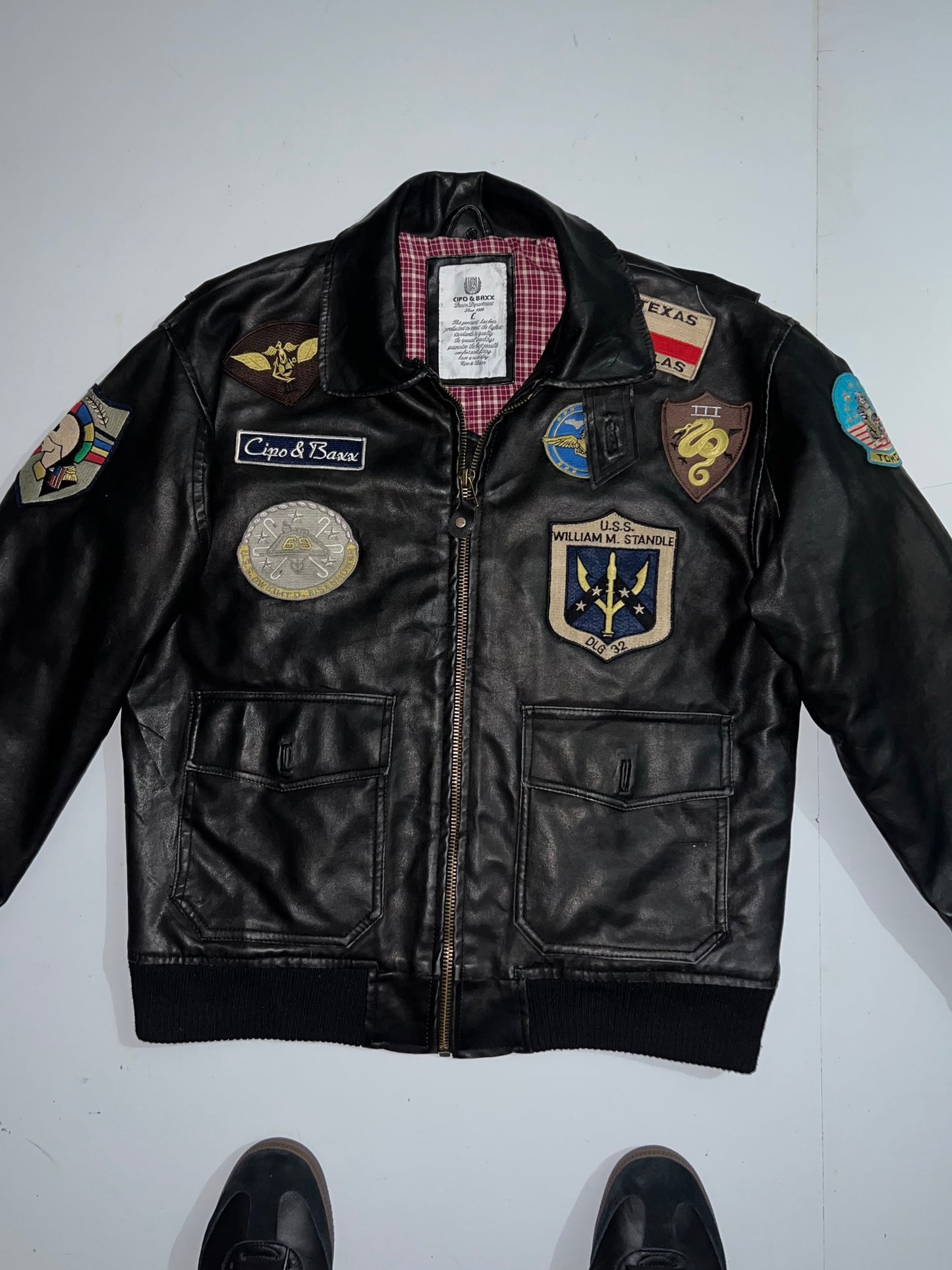 ZSuper (RARE) Original Leather Jacket (RARE FIND) (M/L)