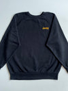 Vintage Jeep Embroidered Raglan Crewneck Sweatshirt – Black (L)