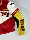 Vintage Schwabenleder Yamaha R1 Two-Piece Leather Racing Suit Jacket + Pants Set – Made in Germany (M) Pant (W:38|L:40)(PADDED)