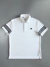 Adidas Core 3-Stripe Performance Polo T-Shirt (M)