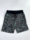 A Bathing Ape Baby Milo Outline Grid Shorts Elastic (W:30|L:20)