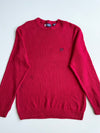 Chaps Red Cotton Knit Crewneck Sweater – (XL)