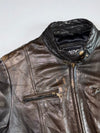 Raider Vintage Brown Café Racer Jacket (S)