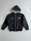 NBA Chicago Bulls Reversible Hooded Bomber Jacket(M)