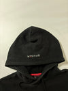Spyder Black Hoodie w/ Multicolor Sleeve Stripes (M)