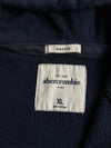 Abercrombie Kids Navy A&F Logo Zip-Up Hoodie (S)