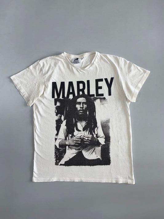 Vintage Bob Marley | Portrait Graphic Tee Off-White (L)