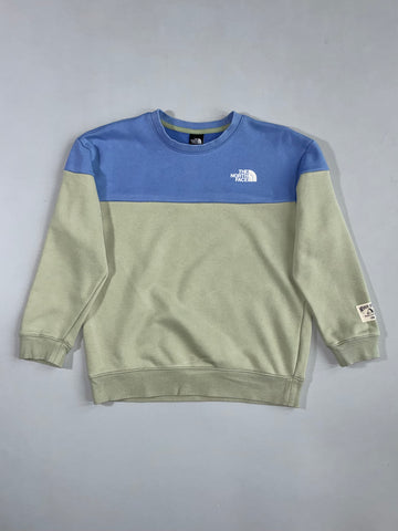 The North Face | Colorblock Crewneck | Blue/Sage (S)