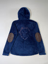 Black Yak Extreme Peak Sherpa Fleece Hooded Zip Jacket – Navy (S)