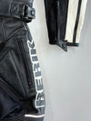 Berik-70 Racing Pure Leather Motorcycle Suit 2 Piece Set Plus Alpinestars sliders (Leather Jacket Size :S) (Biker Pant :W:28 |L:36)