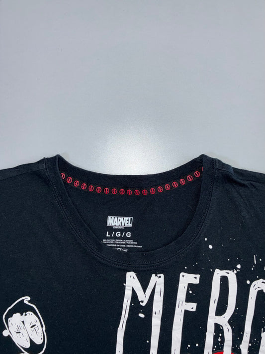 Marvel | Deadpool “Merc With A Mouth” Tee | Black (L)