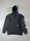 Carhartt | Black Sleeve Logo Hoodie (XL)