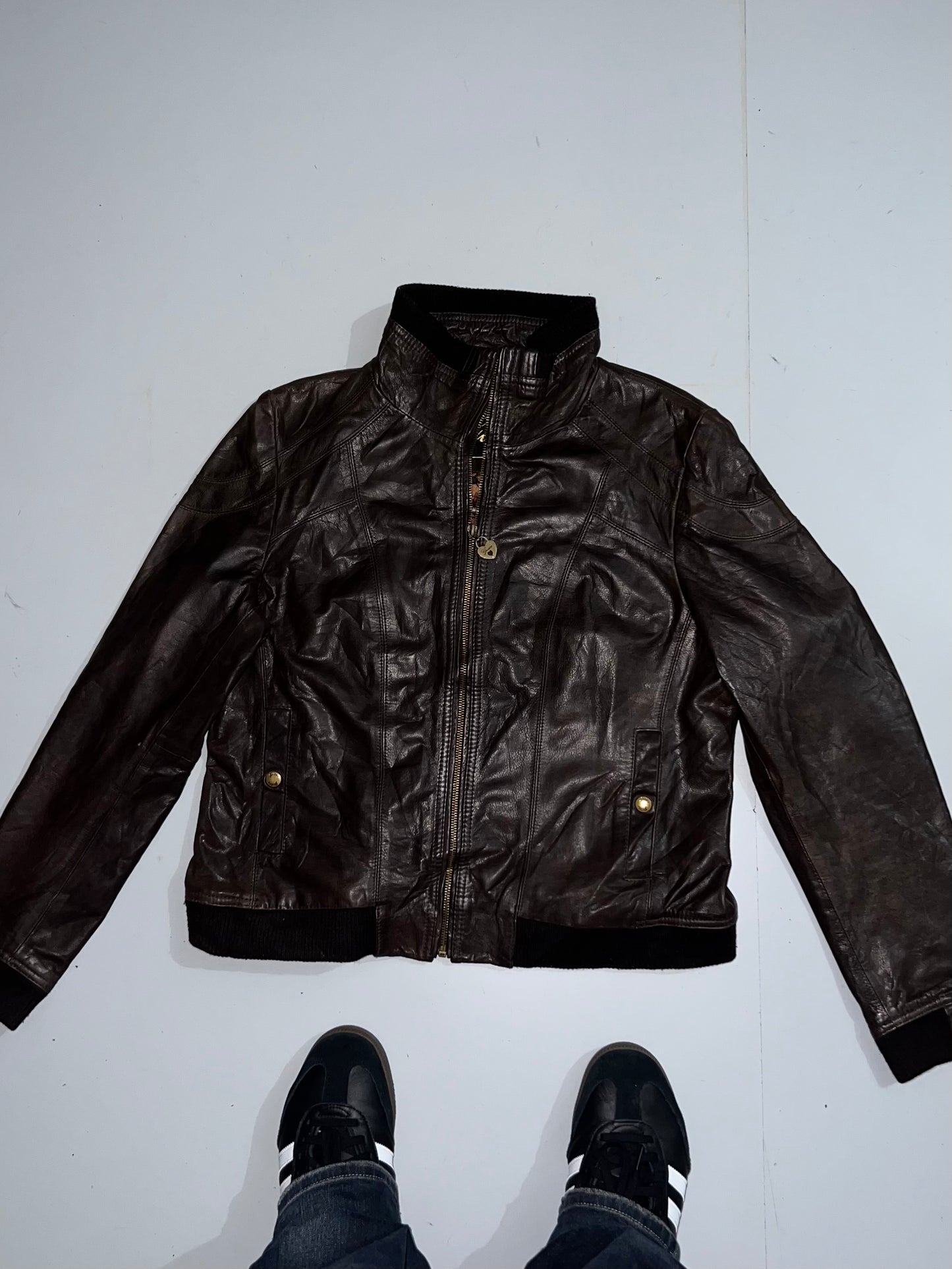 ! ! ! Guess Original Leather Jacket (WOMENS) (S)