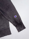 Champion Big Script Logo Crewneck Sweatshirt – Faded Black (S/M)