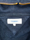 Tommy Hilfiger Navy Flag Logo Full Zip Hoodie (S)