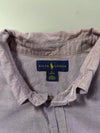 Ralph Lauren Lavender Oxford Button-Down Shirt with Multicolor Pony (S)