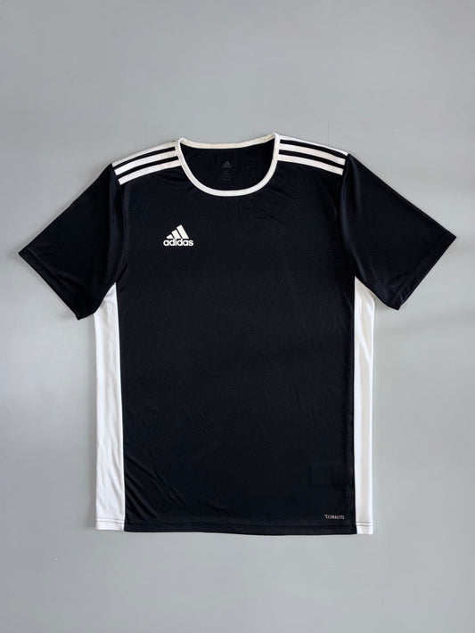 Adidas Entrada 18 Climalite Football Jersey Black & White (L)