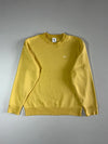 Nike Vintage Mustard Yellow Crewneck Sweatshirt Swoosh Logo (L)