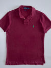 Polo Ralph Lauren Slim Fit Pony Logo Polo T-Shirt Maroon (M)