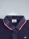 Lacoste Navy Tricolore Piqué Polo – France Croc Logo (L)