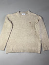 Ami Paris Beige Ami de Coeur Logo Knit Sweater (S)