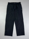 Vintage Y2K Nike Nylon Track Pants with Zip Hem (W:34) (L:41)