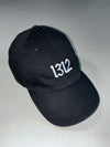 Sixblox “1312” Black Dad Cap – White Gothic Embroidery, 100% Cotton (Adjustable)