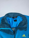 Adidas | Climaproof 3-in-1 Nylon Shell Jacket | Cyan Blue & Steel (L)