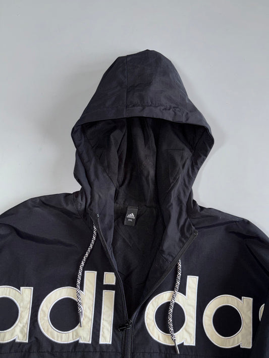 Vintage Adidas Original Zip-Up Hooded Jacket (XL)