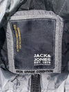Jack & Jones Quilted Jacket Jack & Jones Grey Diamond Quilted Biker Jacket (L)