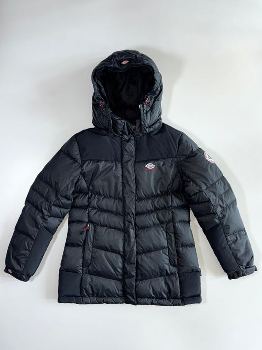 Dickies Heavy Insulated Quilted Puffer Jacket Detachable Hood (M)