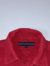 Tommy Hilfiger Maroon Linen Shirt Deep red linen (S)