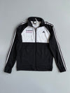 Adidas DV-Sports Fit & Fight Track Jacket | Black White | 3-Stripe | (M/L)