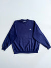 Adidas | Vintage 90s Navy Embroidered Logo Crewneck | (2XL)