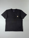 Carhartt Pocket T-Shirt  Faded Black Relaxed Fit (XL)