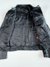 Vintage Italian Lambskin Black Leather Cafe Racer Jacket Women’s (S)