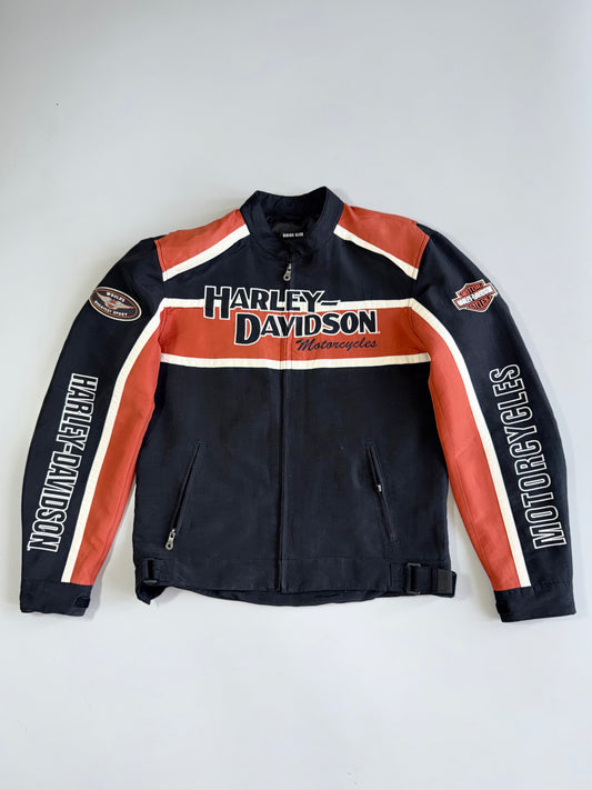 Vintage Harley-Davidson Original Motorcycles Genuine  Riding Jacket  Winged Bar & Shield Embroidery (M)