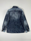 Dsquared2 Distressed Paint Splatter Denim Shirt – Made in Italy (50)(S)